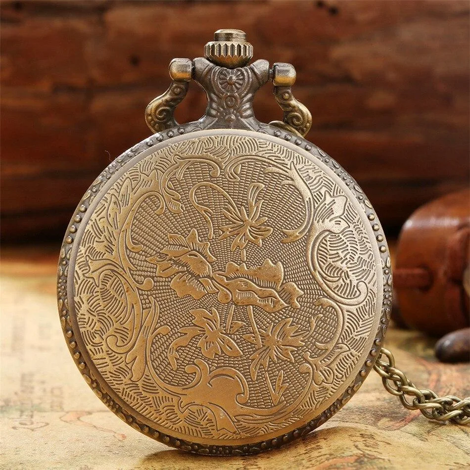 Ansicht 5 — Steampunk-Taschenuhr – Eulen