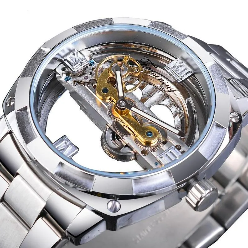 Steampunk-Uhr – Zifferblatt Transparent
