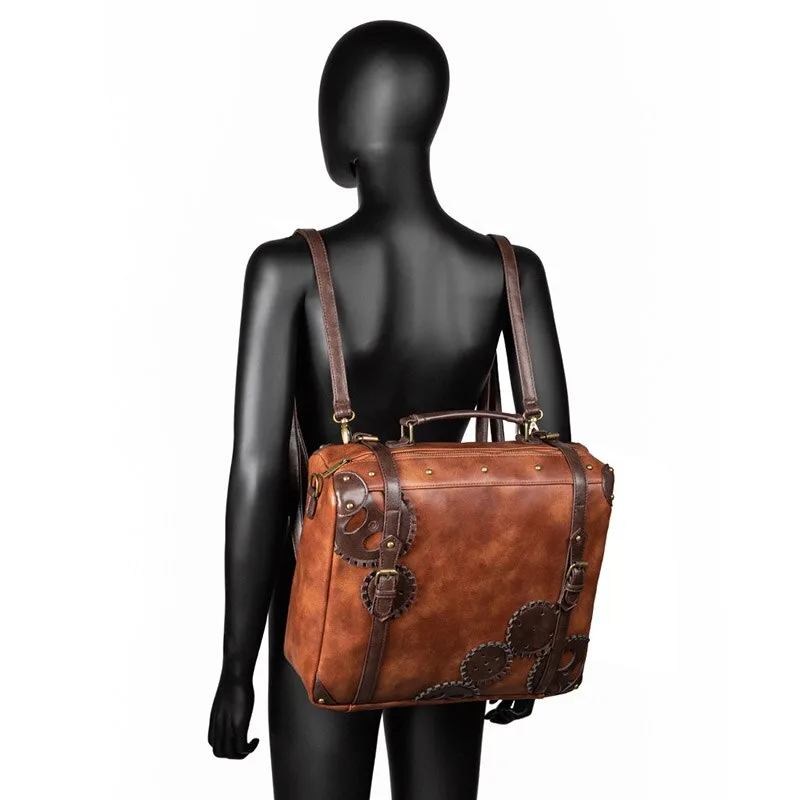 Ansicht 4 — Steampunk-Tasche – aus PU-Kunstleder