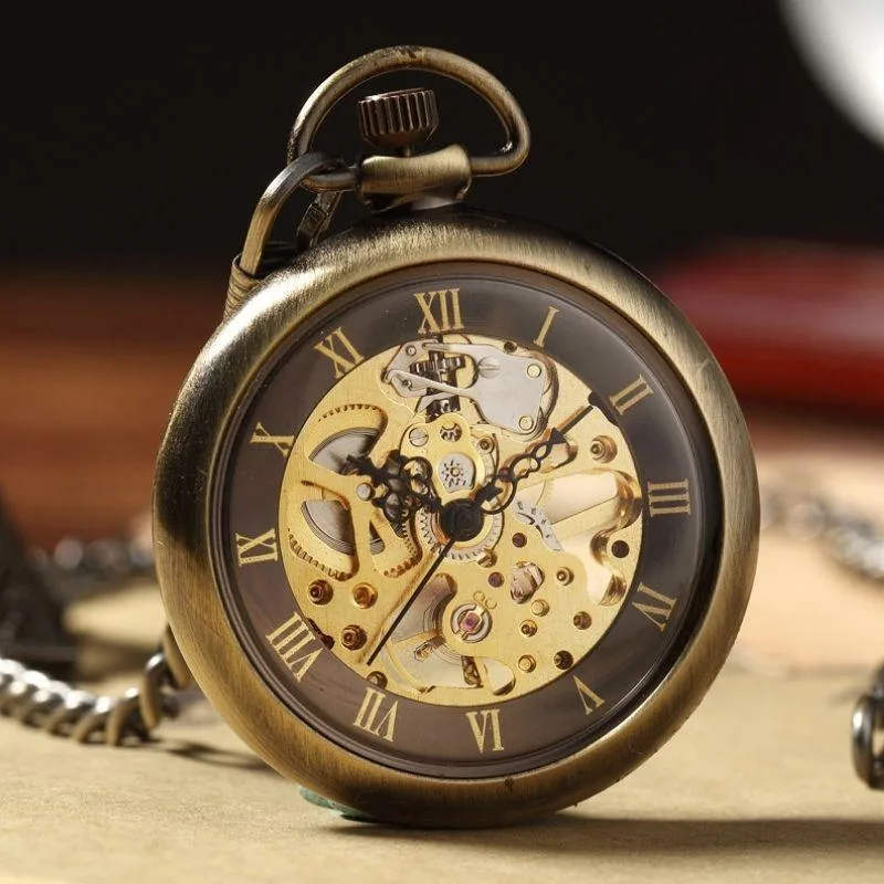 Ansicht 3 — Taschenuhr – Bronzefarben