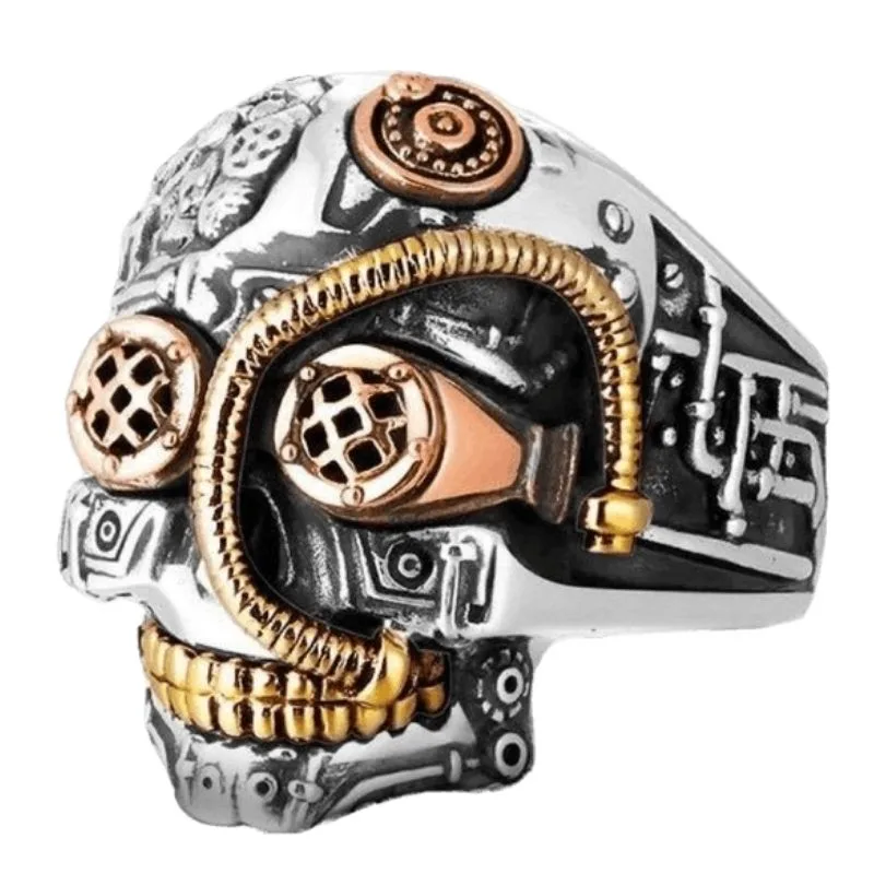 Steampunk-Ring – Totenkopf
