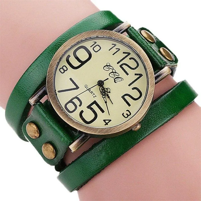 Ansicht 8 — Steampunk-Armbanduhr – 3 Lagen