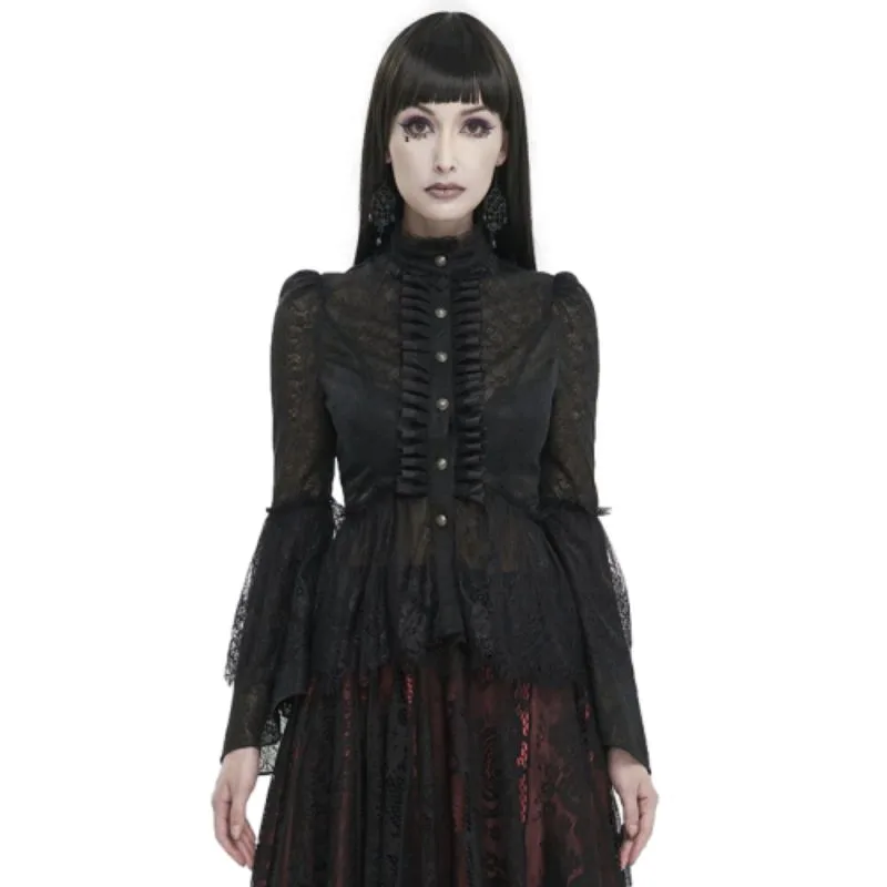 Ansicht 2 — Jabotbluse Gothic für Damen