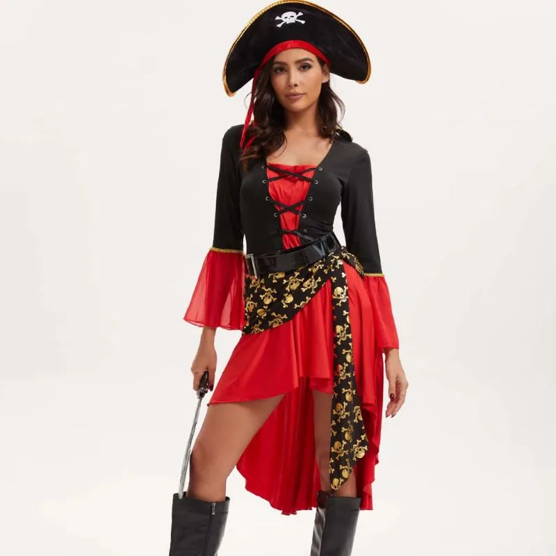 Ansicht 2 — Steampunk-Kostüm für Damen – Piratenstil