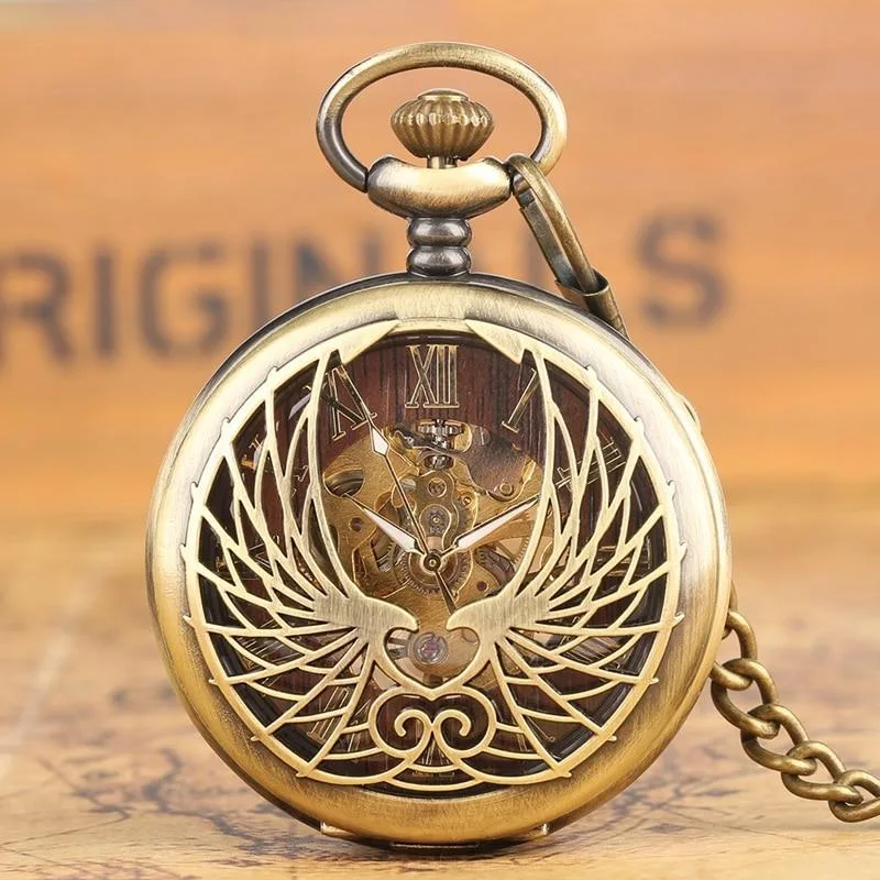 Ansicht 5 — Steampunk-Taschenuhr – Phönix