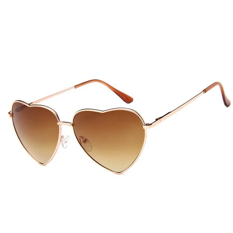 Ansicht 3 — Sonnenbrille – Herz goldfarben