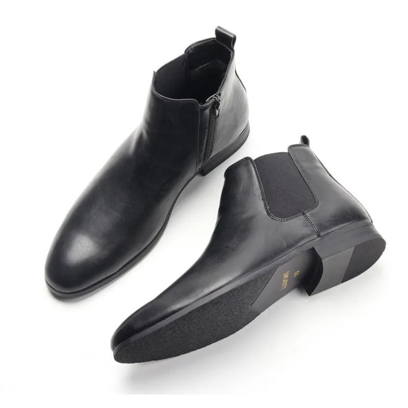 Ansicht 6 — Stiefeletten für Herren – mit Reißverschluss aus PU