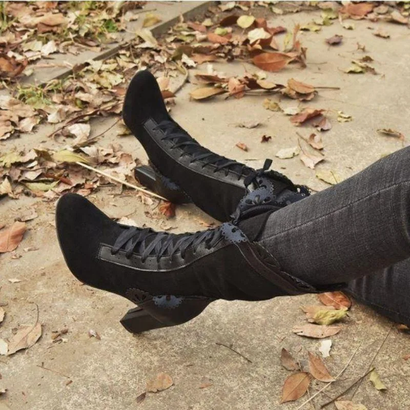 Ansicht 7 — Steampunk-Stiefeletten – viktorianisch