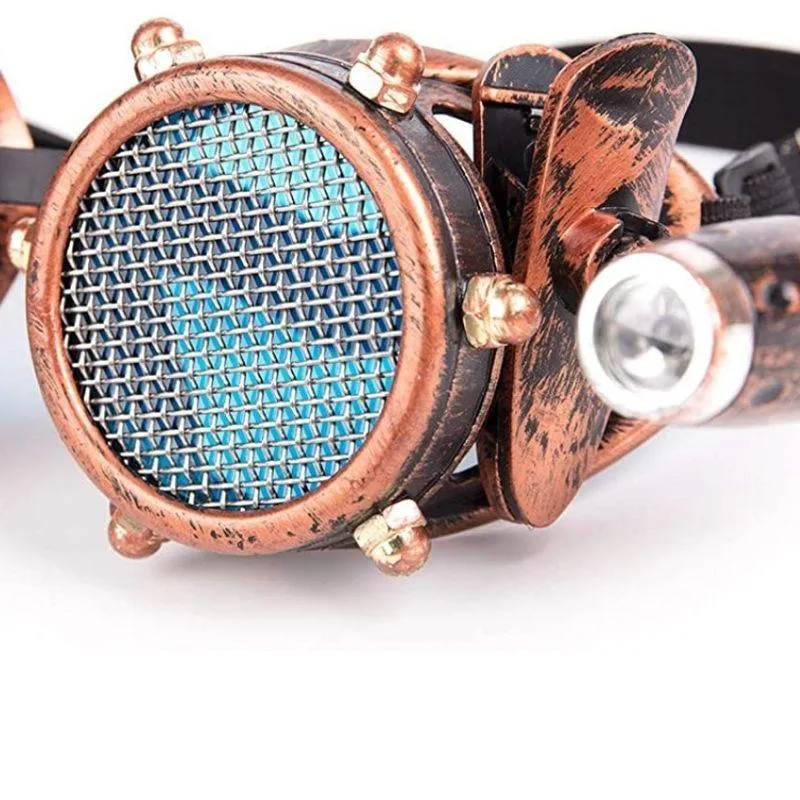Ansicht 5 — Steampunk-Brille – Kupferfarben