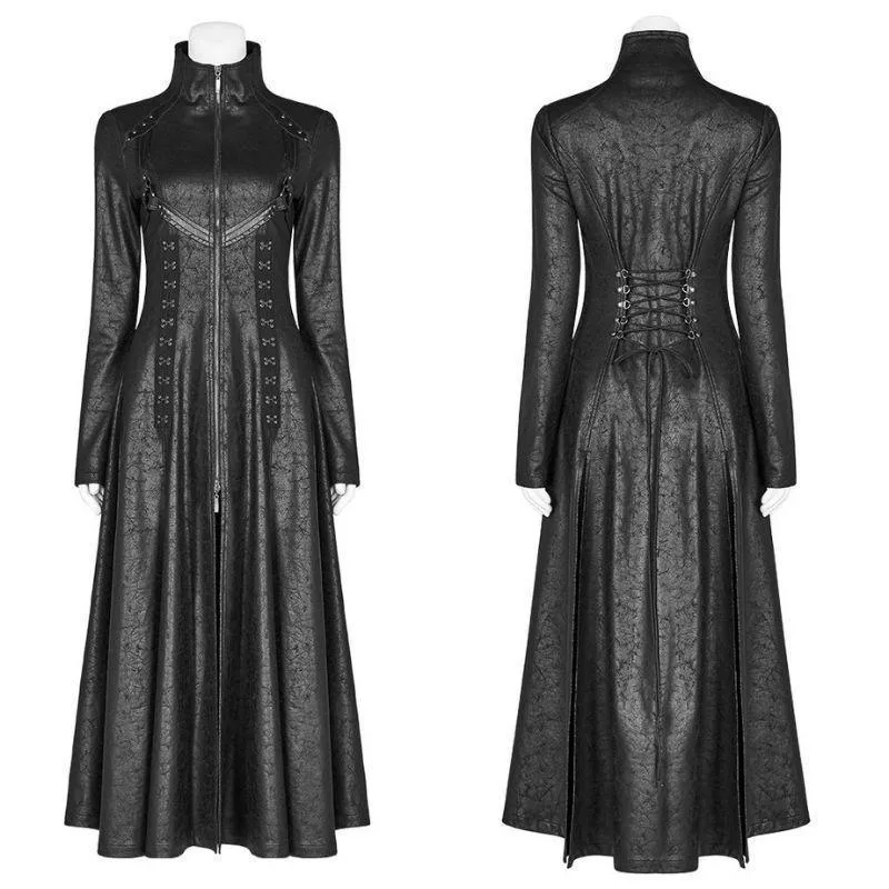 Ansicht 4 — Steampunk-Mantel – Gothic aus PU-Kunstleder