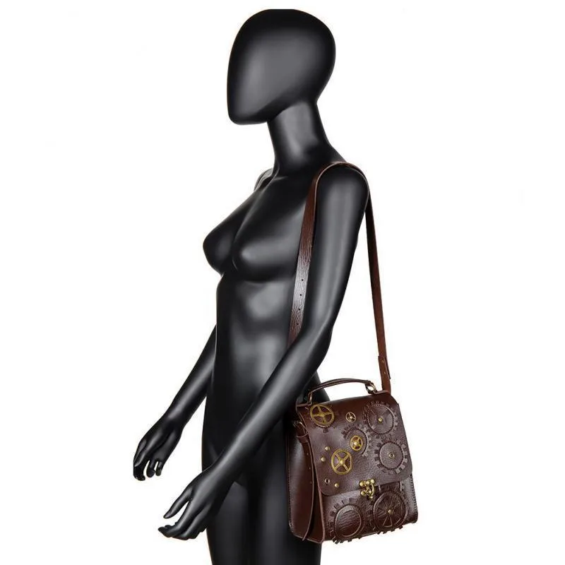 Ansicht 3 — Steampunk-Tasche – Schulterriemen