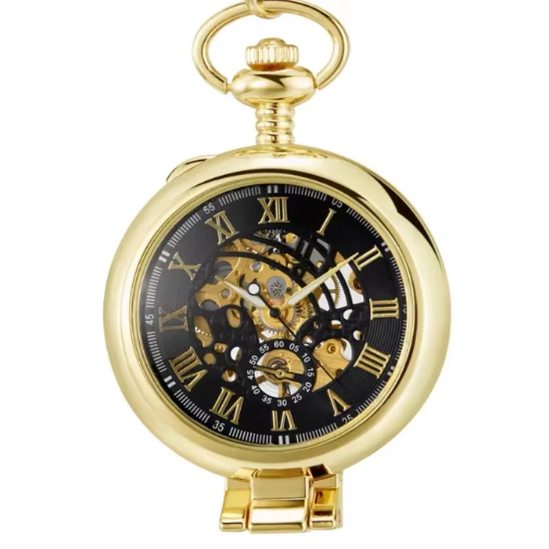 Ansicht 4 — Steampunk-Taschenuhr – mechanisch