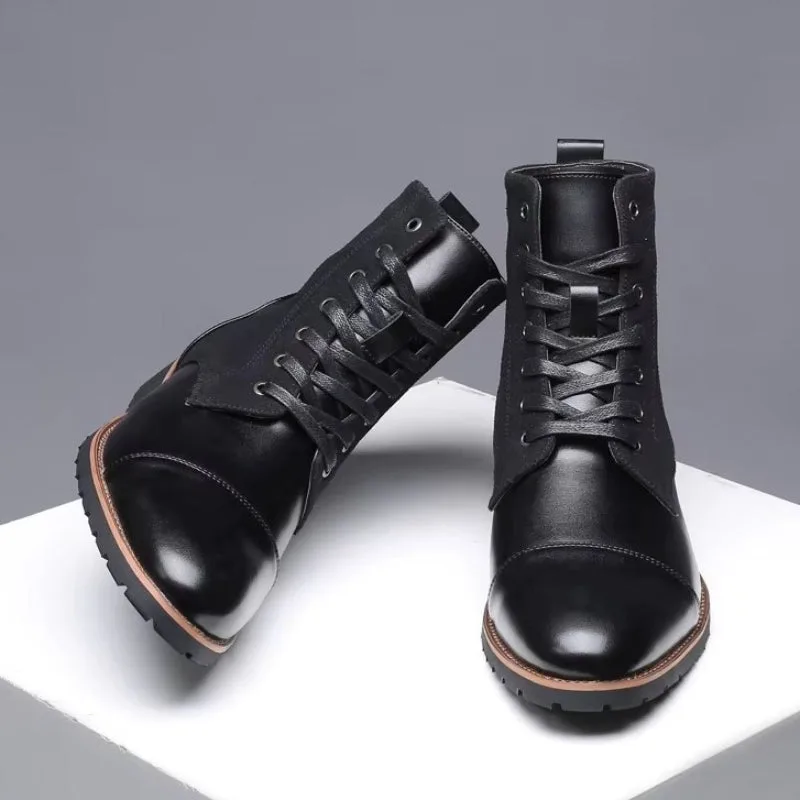 Ansicht 6 — Stiefeletten – schwarz mit Schnürung
