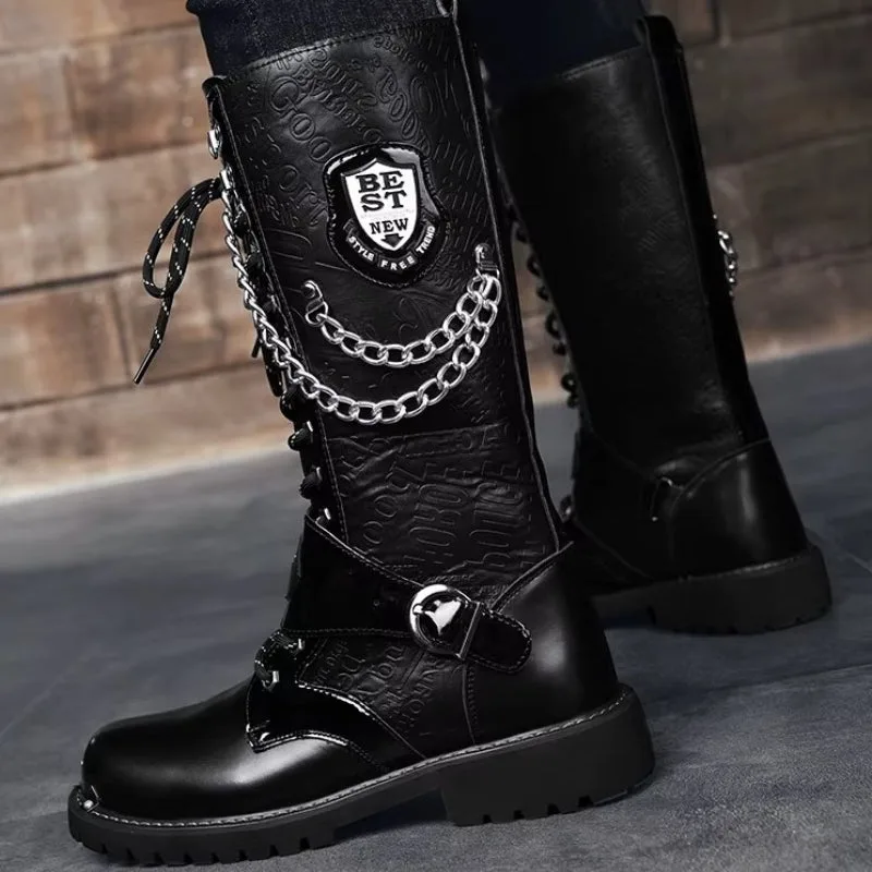 Ansicht 6 — Steampunk-Stiefel – Hoher Schaft