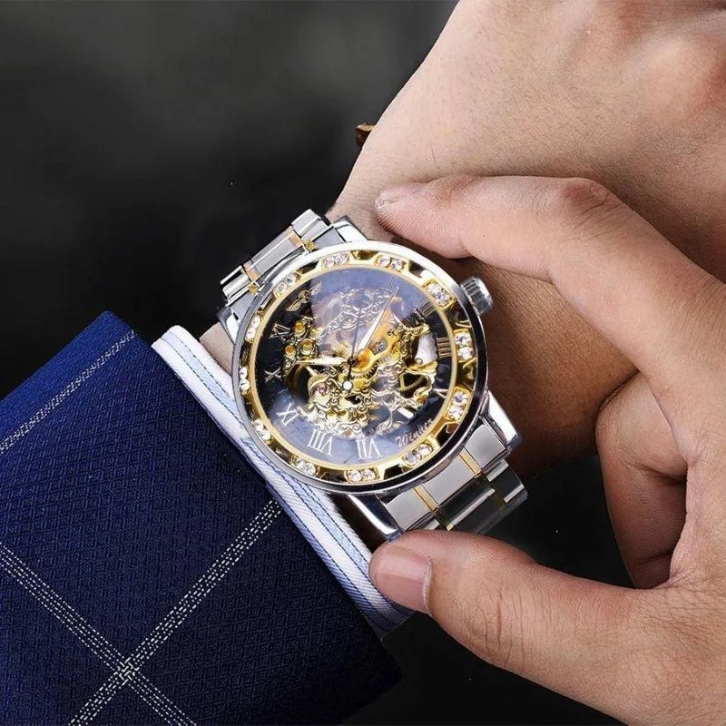 Ansicht 2 — Steampunk-Uhr – Eleganter Stil