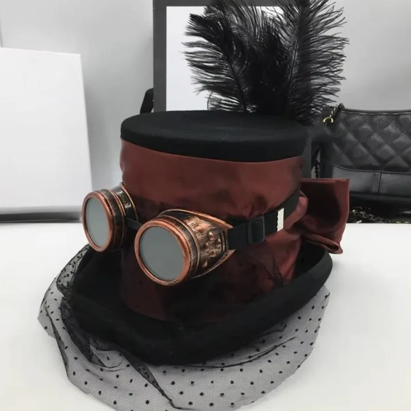 Ansicht 4 — Steampunk-Hut – mit Schleier