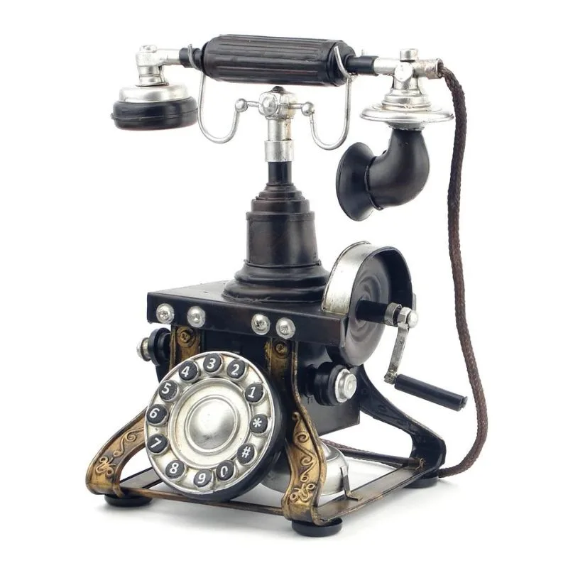 Ansicht 2 — Telefon – Nachbildung antik-look