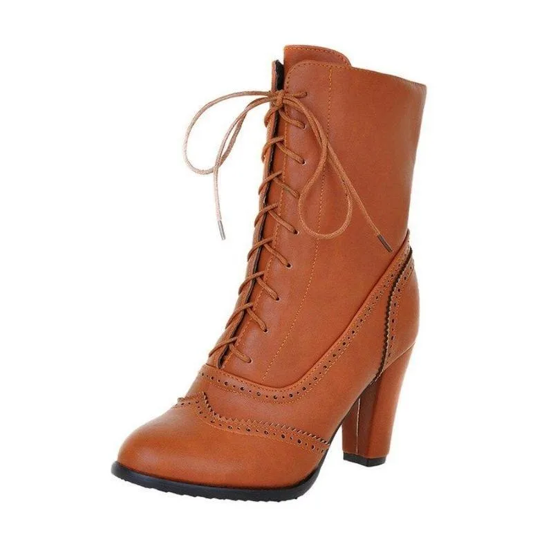 Steampunk-Stiefeletten – braun