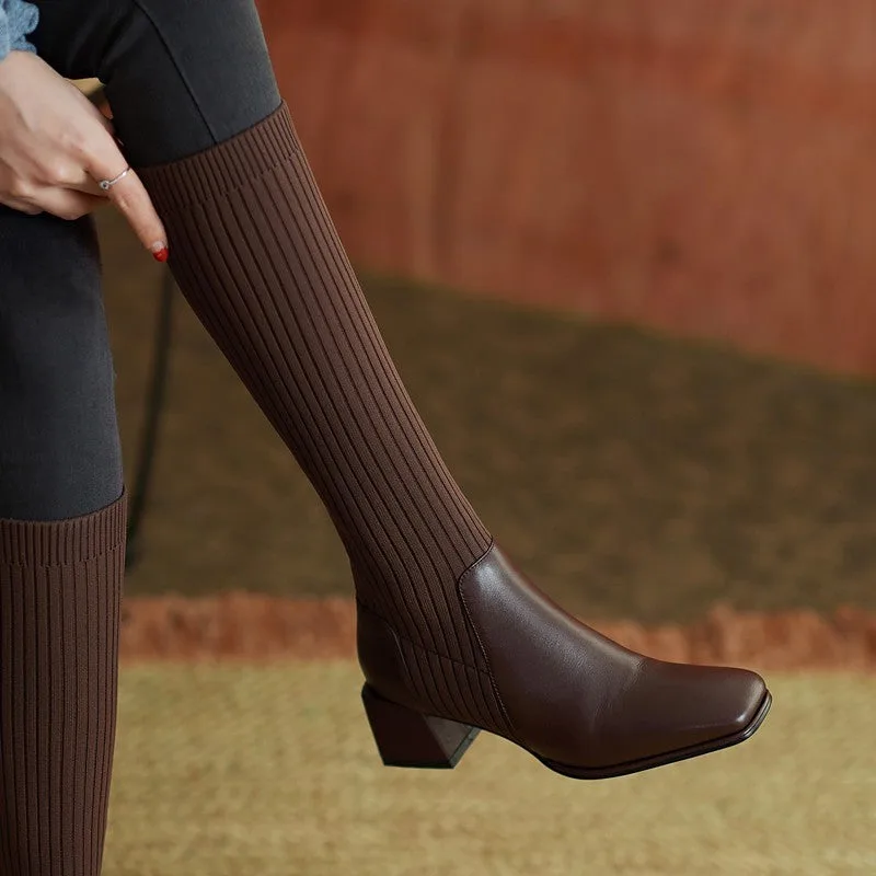 Ansicht 4 — Sockboots für Damen – braun