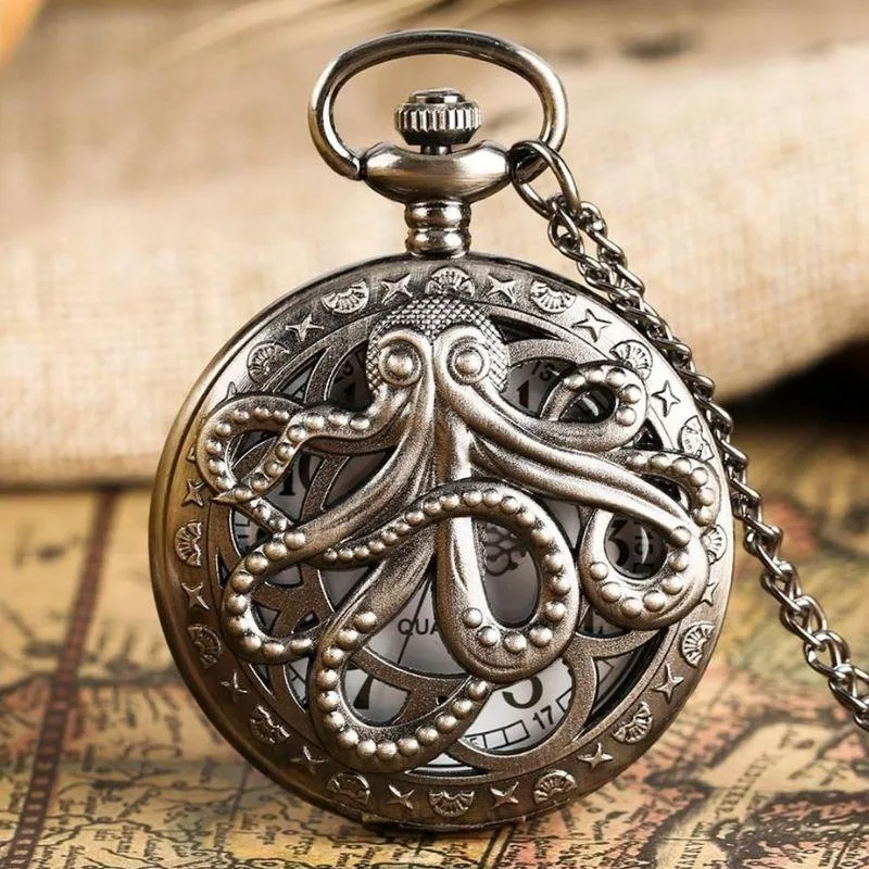 Ansicht 5 — Taschenuhr – Oktopus