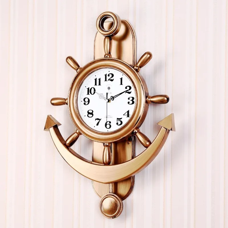 Ansicht 7 — Steampunk-Uhr – Steuerrad
