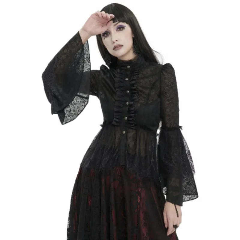 Ansicht 5 — Jabotbluse Gothic für Damen