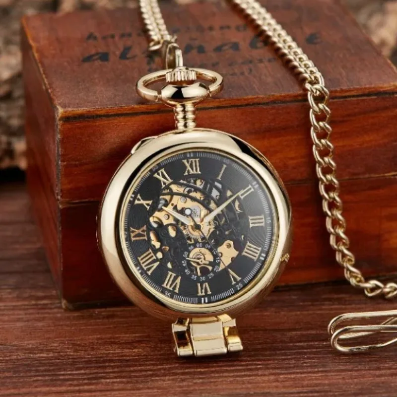 Ansicht 5 — Steampunk-Taschenuhr – mechanisch