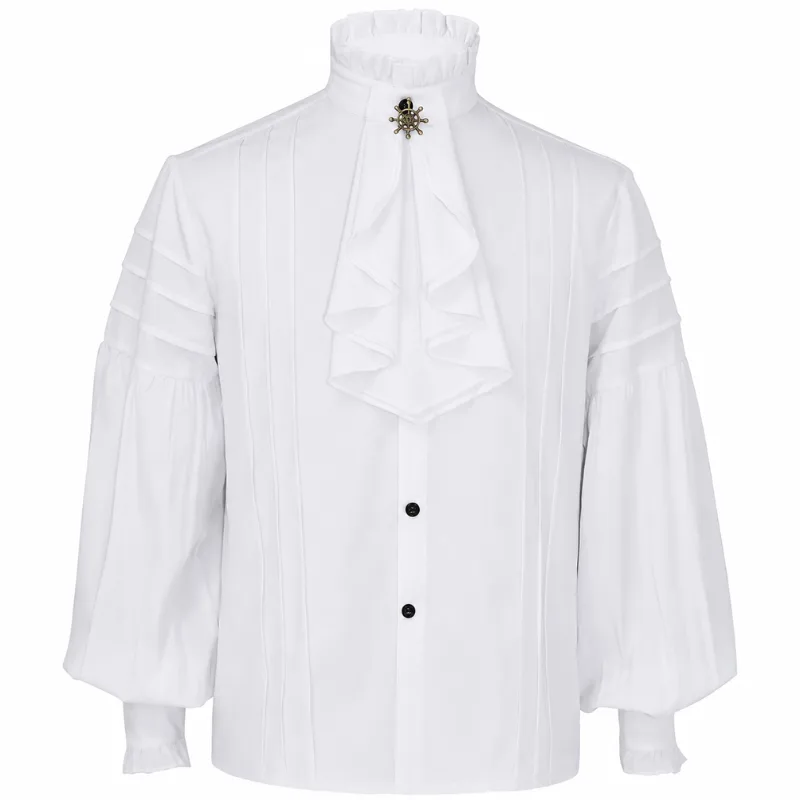 Steampunk-Hemd für Herren – mit Jabot