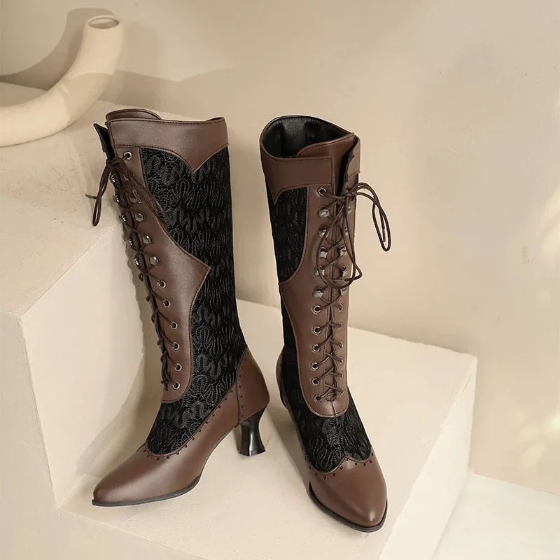 Ansicht 7 — Steampunk-Stiefel – viktorianisch