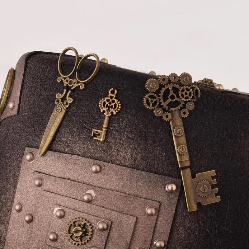 Ansicht 3 — Steampunk-Hut – braun