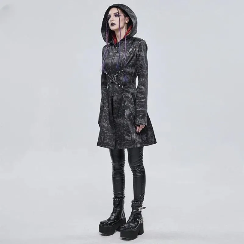 Ansicht 3 — Mantel für Damen – Metall Rock Punk