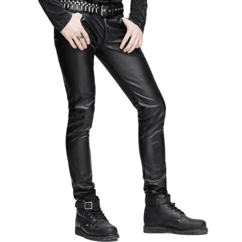 Hose für Herren – Kunstleder Rock