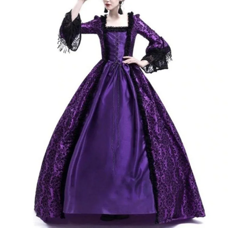 Ansicht 3 — Steampunk-Brautkleid – Gothic violett