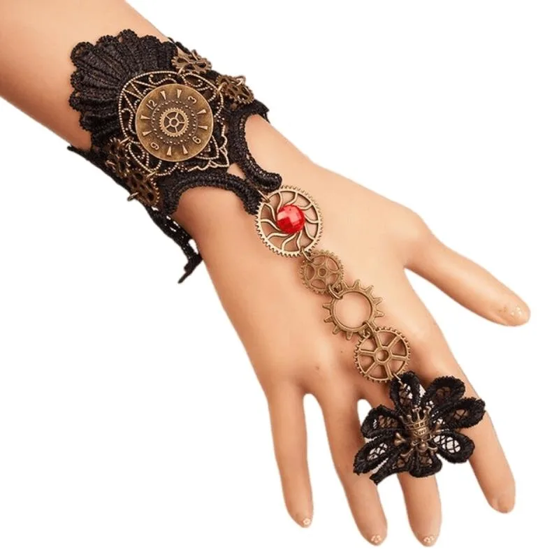 Ansicht 3 — Steampunk-Armband – Zahnrad