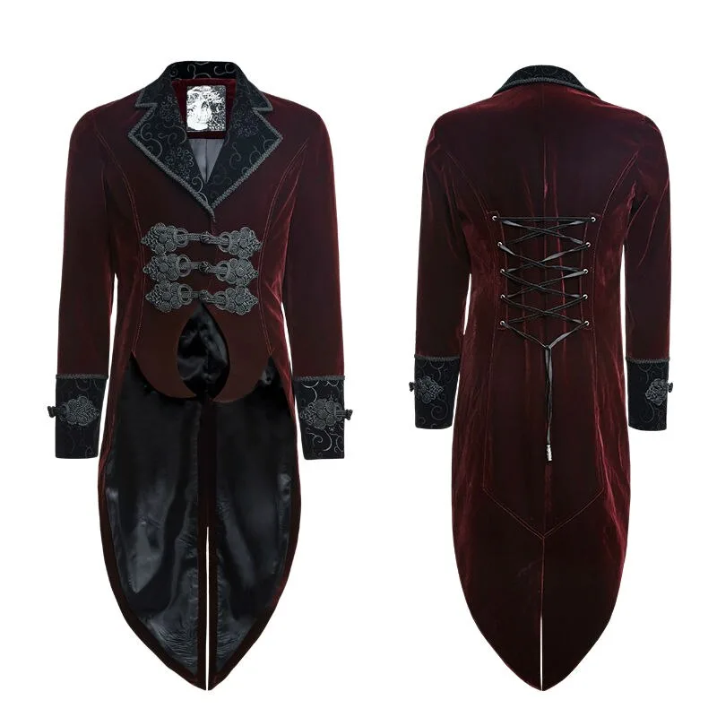 Ansicht 2 — Steampunk-Jacke für Herren – Gothic viktorianisch