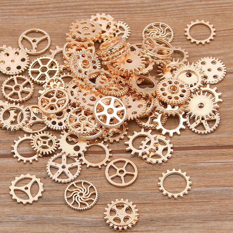 Ansicht 2 — Steampunk-Zahnrad-Set
