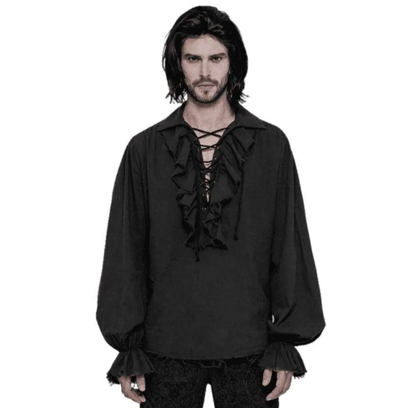 Steampunk-Hemd – Piratenstil Weit