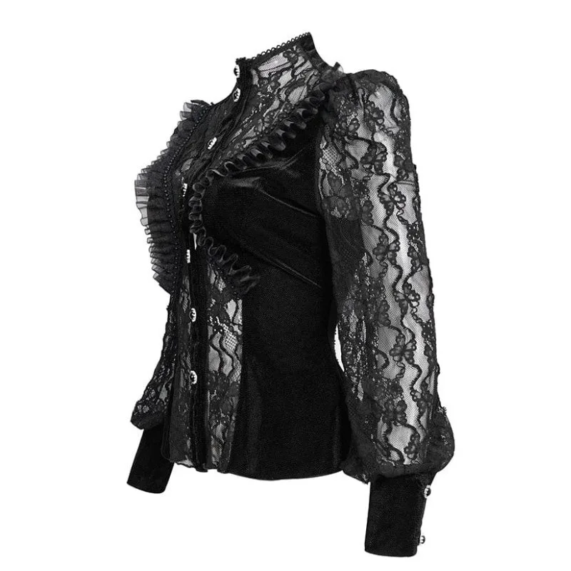 Ansicht 3 — Bluse für Damen – Gothic – Modell 2