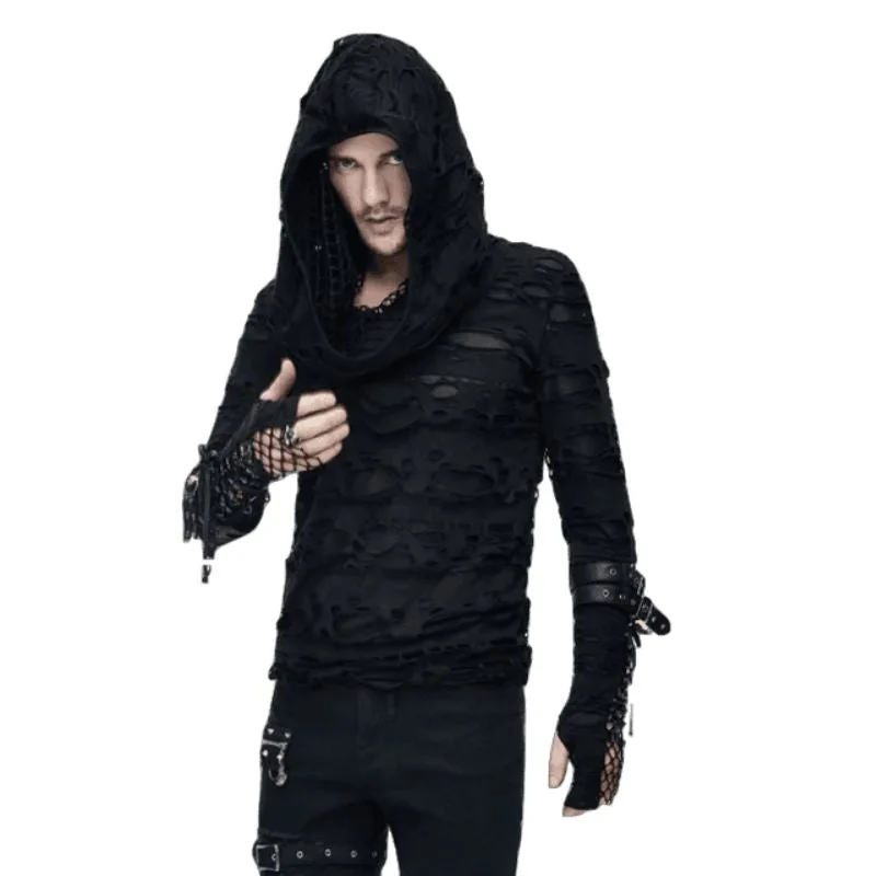 Pullover für Herren – Gothic mit Kapuze