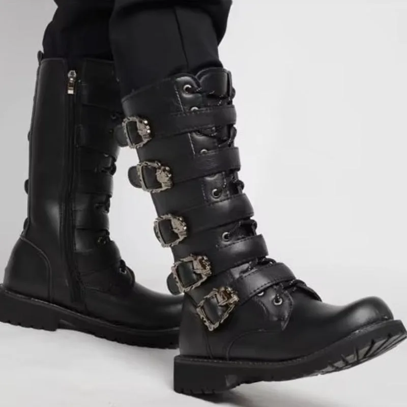 Ansicht 6 — Steampunk-Stiefel für Herren – aus PU