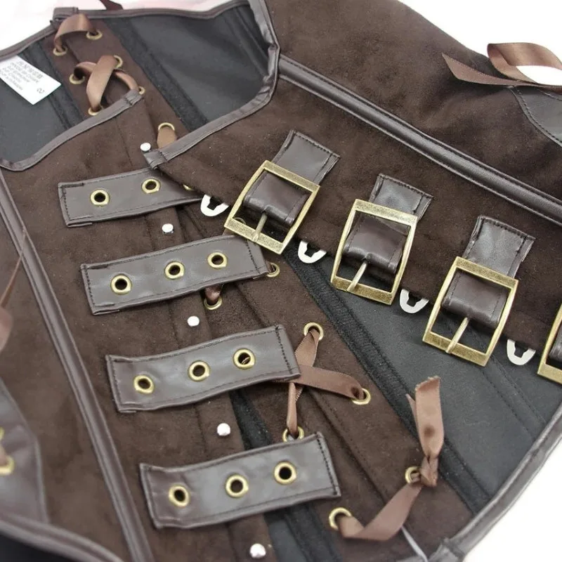 Ansicht 8 — Steampunk-Korsett – aus Kunstleder