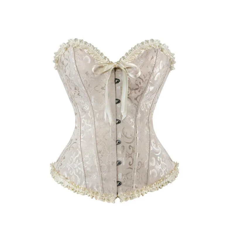 Ansicht 9 — Steampunk-Korsett – Brokat