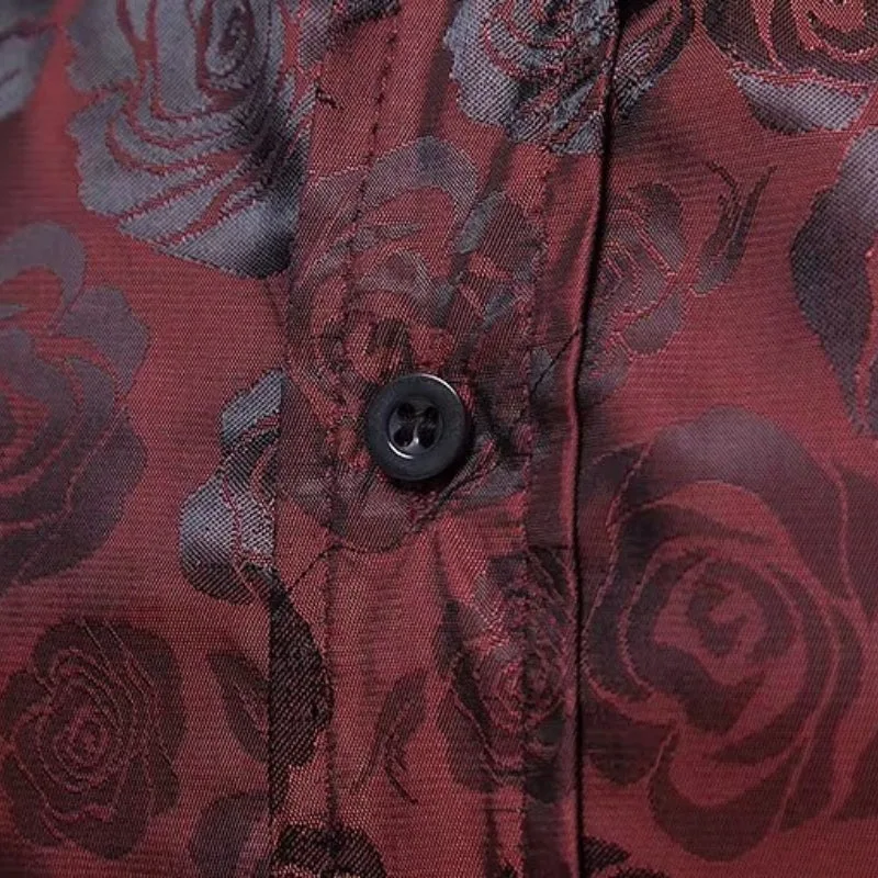 Ansicht 6 — Hemd für Herren – rot Blume
