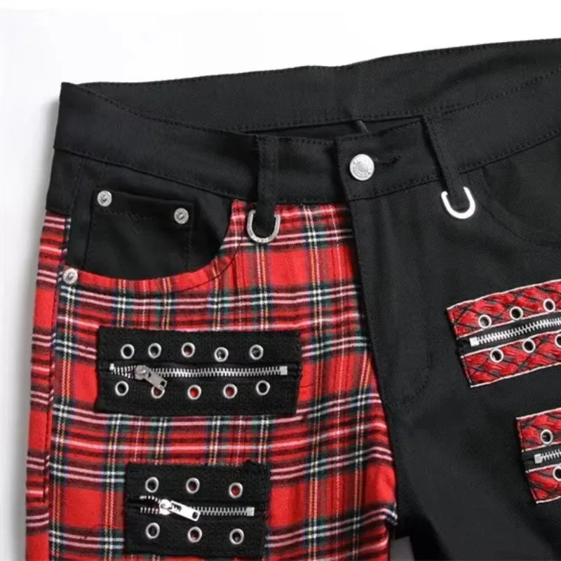 Ansicht 3 — Hose – Schottenmuster Gothic