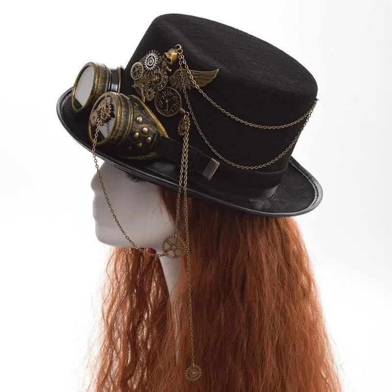 Ansicht 5 — Steampunk-Hut – mit Brille