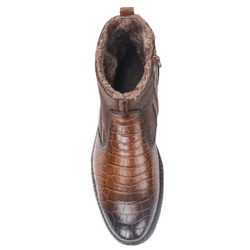 Ansicht 4 — Stiefeletten für Herren – braun Dunkel