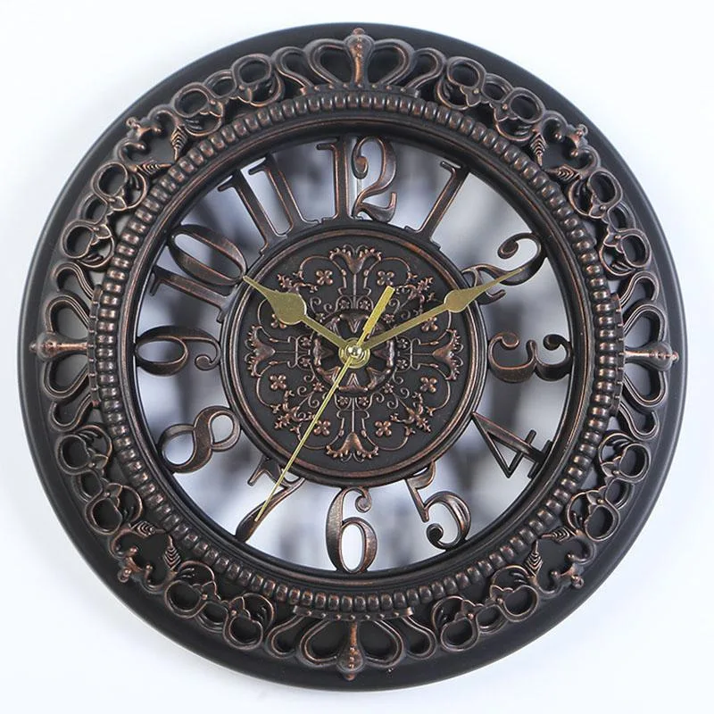 Ansicht 2 — Steampunk-Uhr – rund antik-look