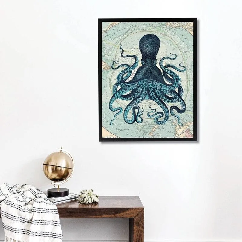 Ansicht 2 — Wandbild – Kraken
