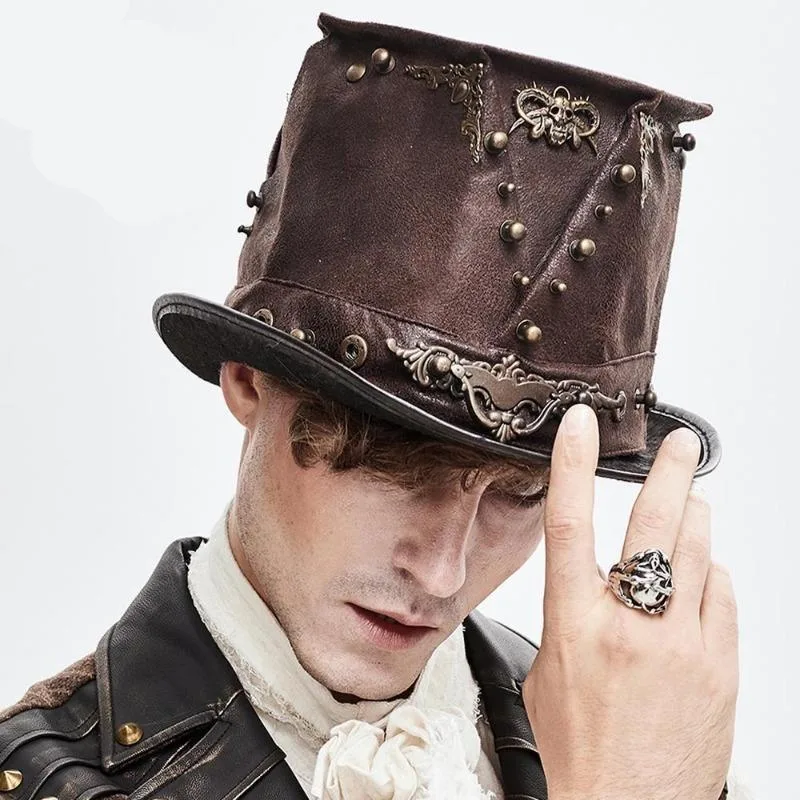 Ansicht 2 — Steampunk-Hut – Goth