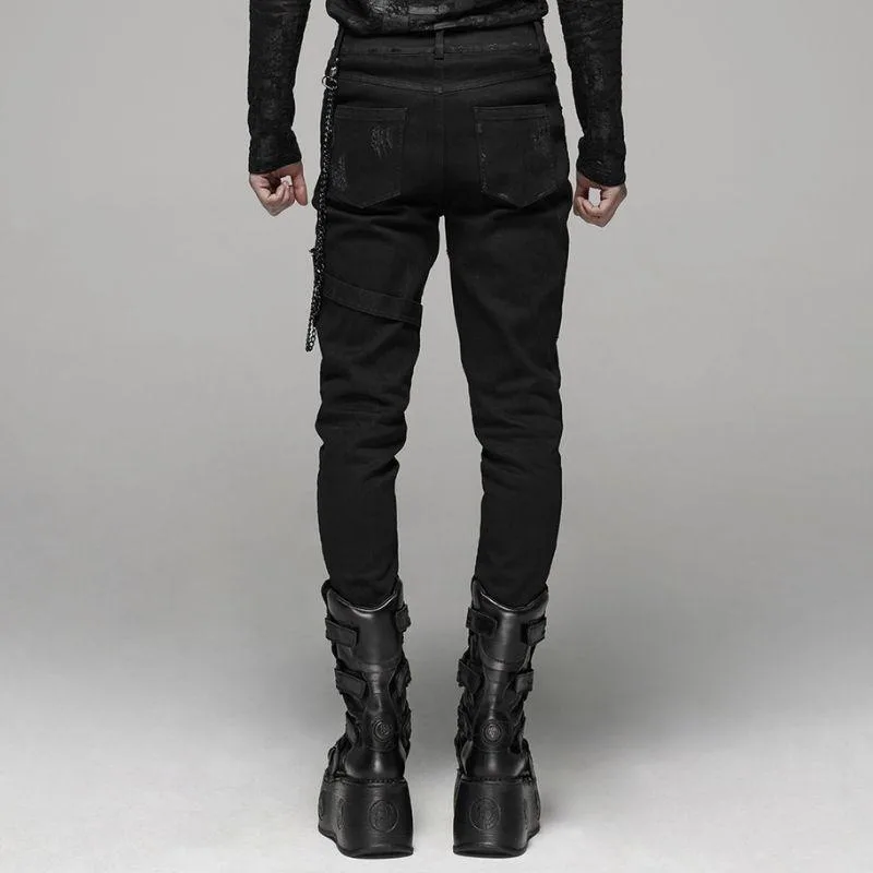 Ansicht 4 — Hose für Herren – Punk Gothic